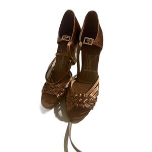 International Dance Studios Women's Size 6 Ballroom shoes copper